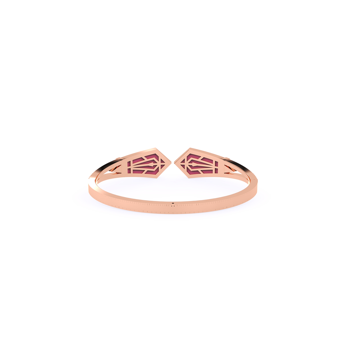 Stacking Open Cuff Diamond Bracelet